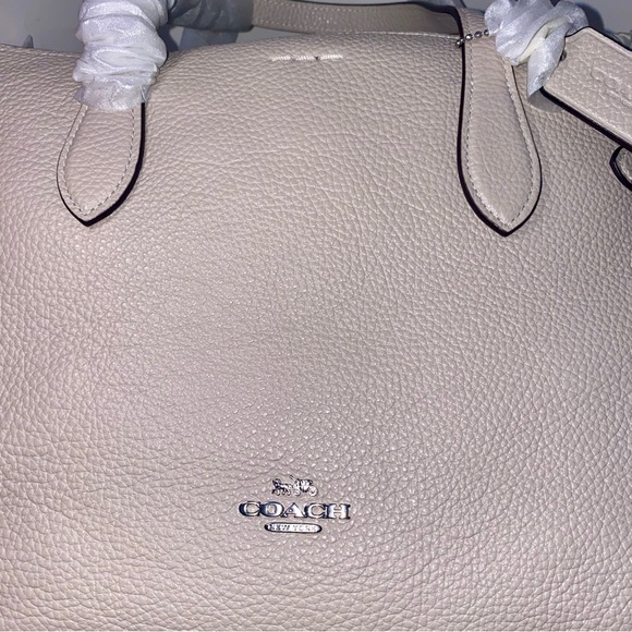 Coach 🤍 leather purse Hanna Carryall Bag New - Picture 12 of 15